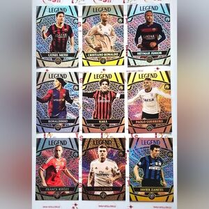 fifa Club World Cup 2025 Legend  Cards Foils Flash edition Set Complete.